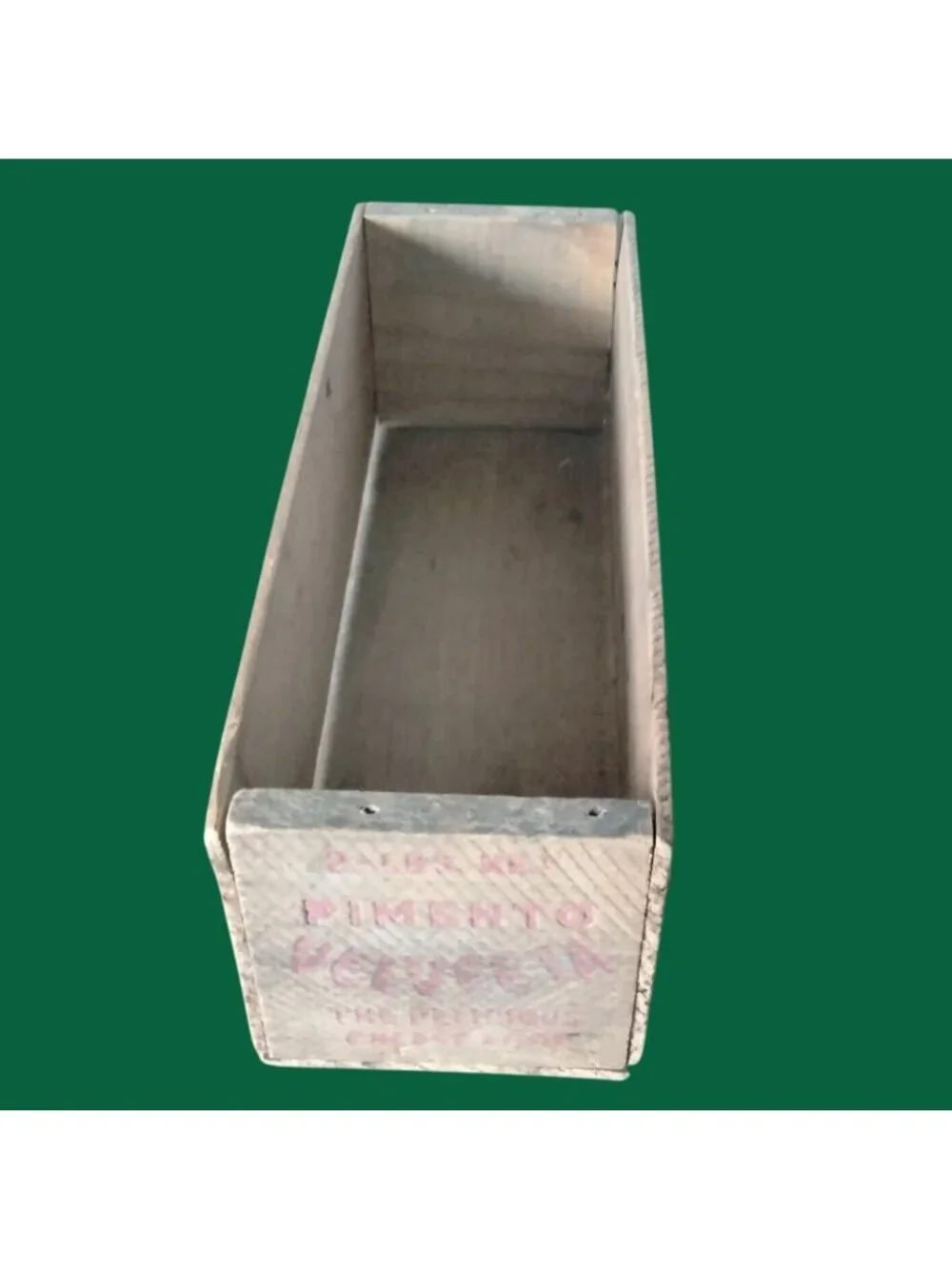 Velveeta Pimento Wood Cheese Box Container Vintage Collectible Antique